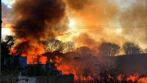 Incêndio na Avenida Sete Ilhas acende alerta contra queimadas criminosas